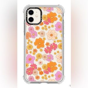 Casetify- Retro Hippie Flowers (60s/70s Floral Pattern) iPhone 11 case